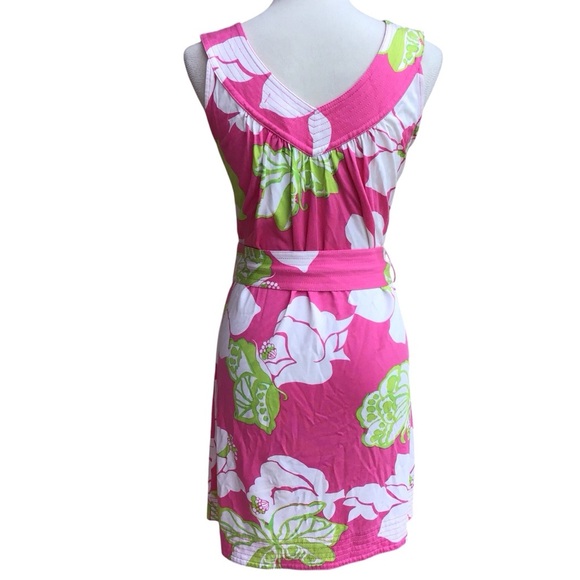 Lily Pulitzer Floral Silk Blend Sleeveless Dress NEW - Picture 2 of 10